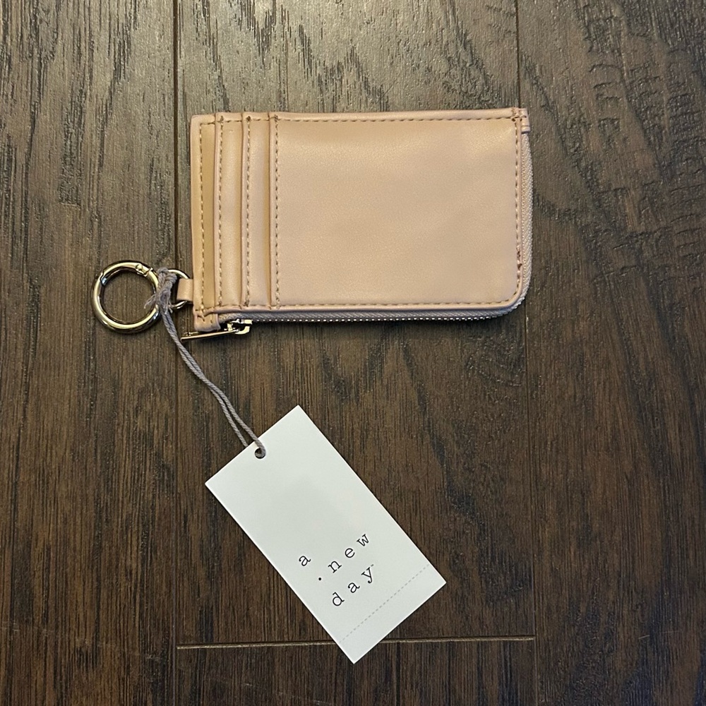 A New Day Beige Key & Card Holder
